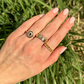 Vinyl dome ring | 9K